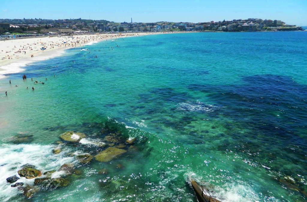Bondi, em Sydney, é uma das praias da Oceania que você não pode perder