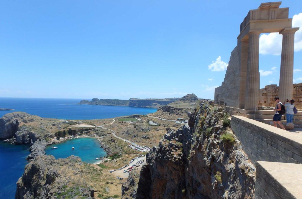 Roteiro de viagem pela Grécia - Acrópole de Lindos, em Rhodes